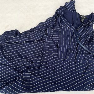 Blue and Navy Stripe Dress